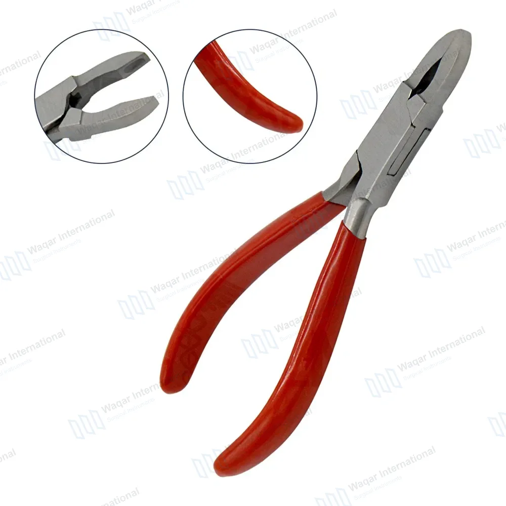 Ring Closing Plier 5.5″ with Deep Groove Tips & PVC Grip Handle
