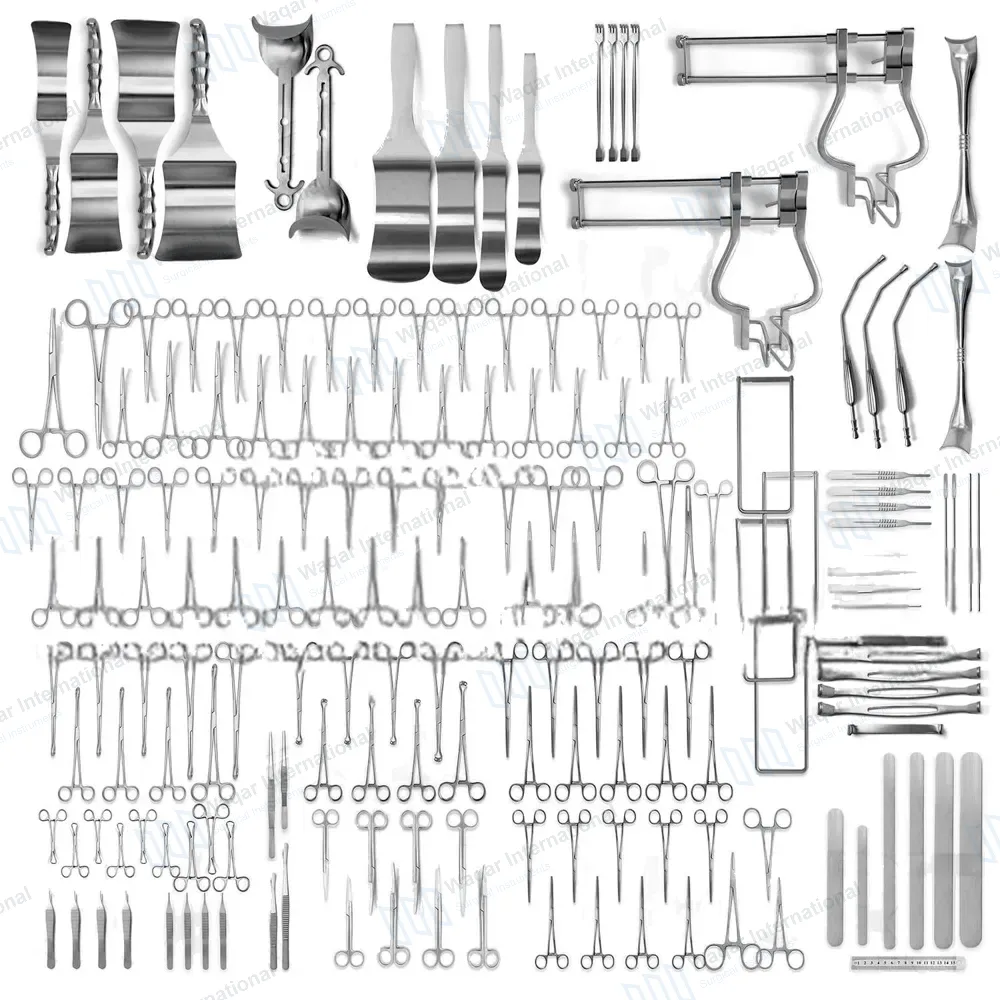 129 Pcs Bowel Resection and Basic Laparotomy Instruments Set