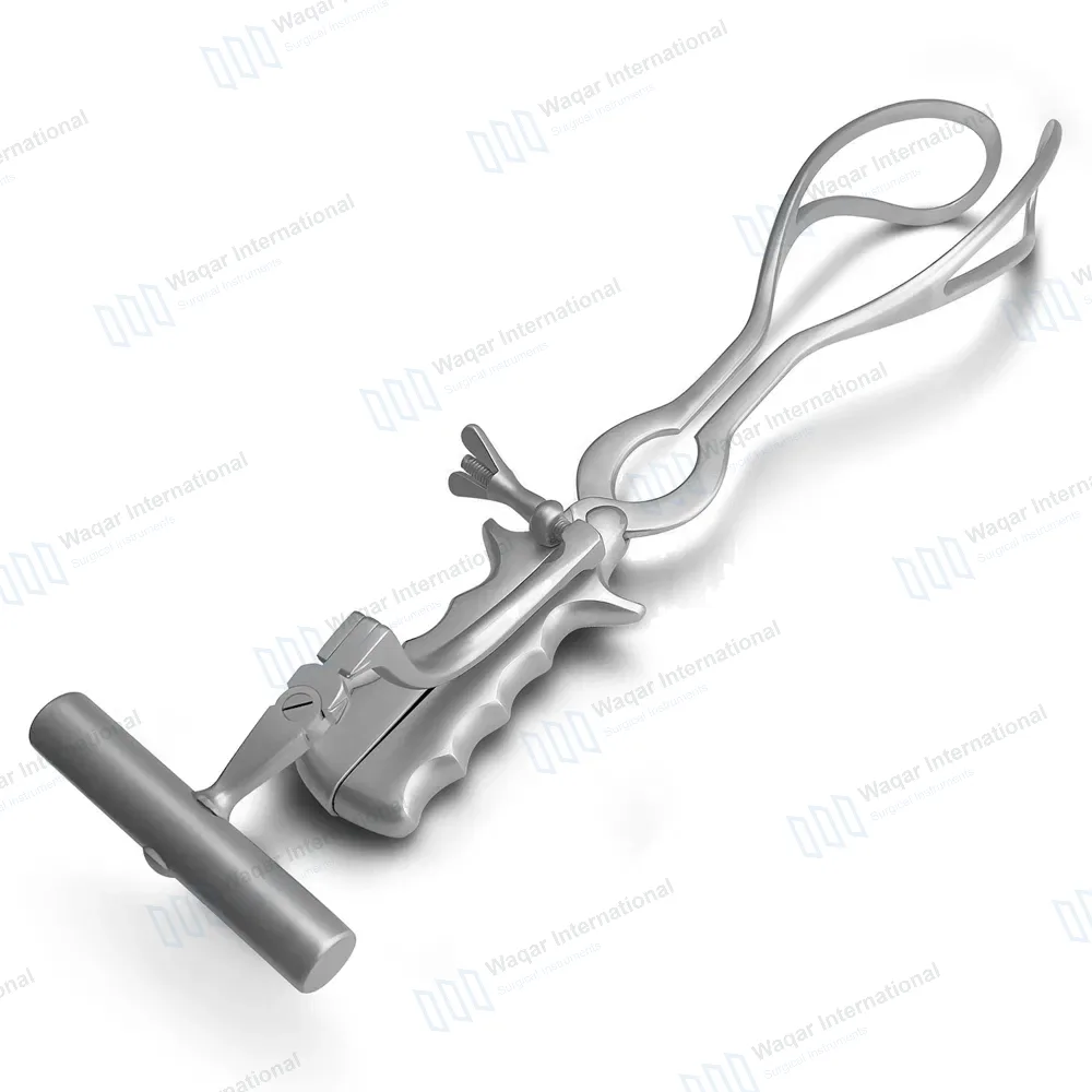 Barnes Neville Obstetrical Forceps 15.5″ (394mm) with Axis Traction Handle
