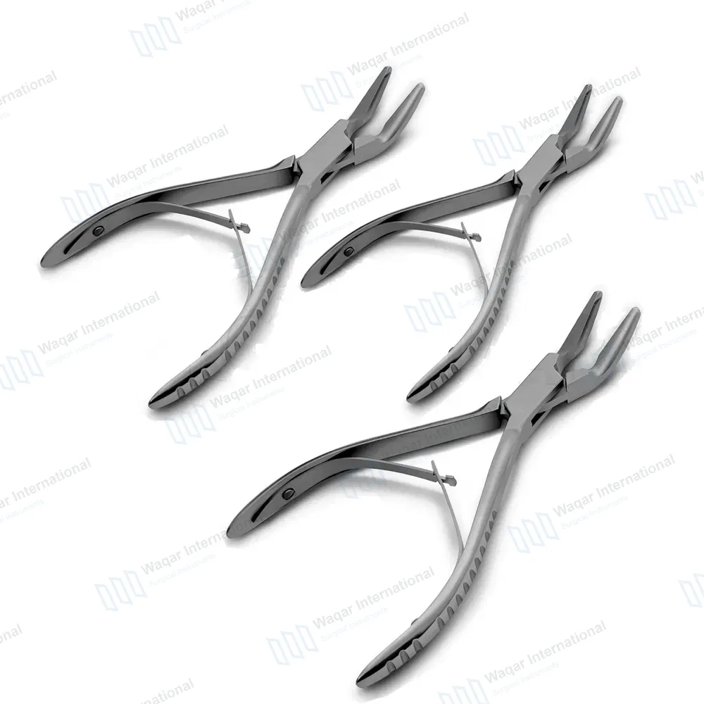 3 Blumenthal Bone Rongeurs 45 Degree 4.5″, 5.5″ & 6″