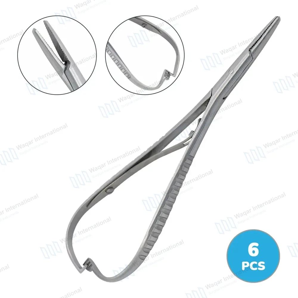 6 Elastic Placing Mathieu Pliers 5.5″ (14cm)