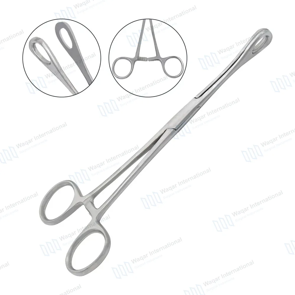 Foerster Sponge Holding Forceps 9.5″ Straight Smooth Jaws