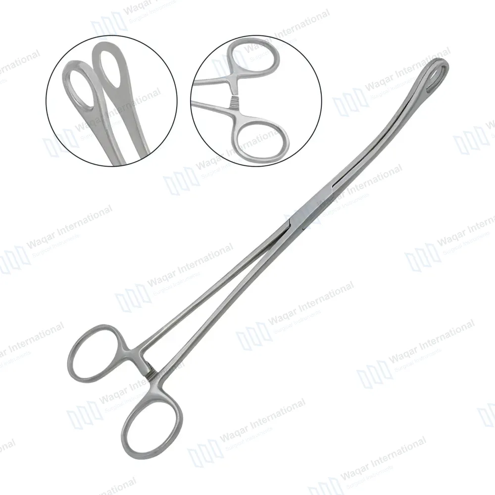 Foerster Sponge Forceps 7″ Curved Smooth Jaws