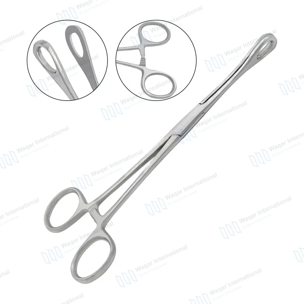 Foerster Sponge Forceps 7″ Straight Smooth Jaws