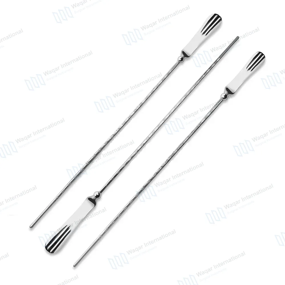 3 Sims Uterine Sound Straight 13″ Graduated in CM, Malleable