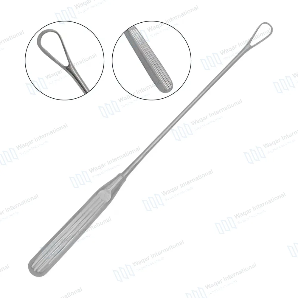 Sims Uterine Curette 11″ (27.9cm) Sharp Blade Size #6