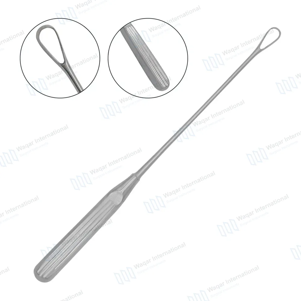 Sims Uterine Curette 11″ (27.9cm) Sharp Blade Size #3