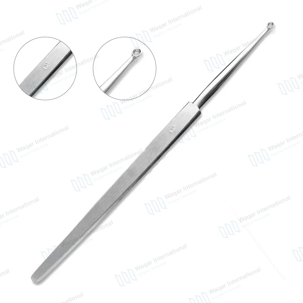 Meyhoefer Chalazion Curette 3.5mm Size #4 Flat Handle 5″