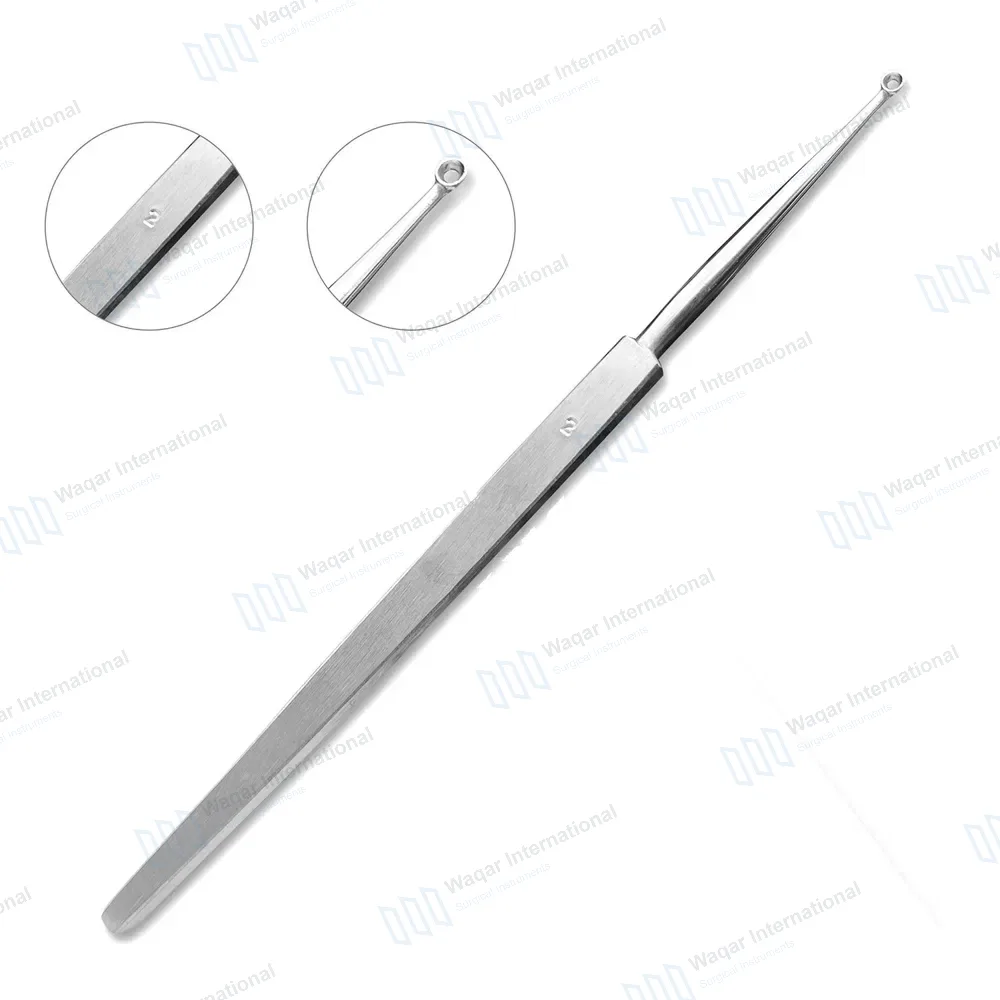 Meyhoefer Chalazion Curette 2.2mm Size #2 Flat Handle 5″