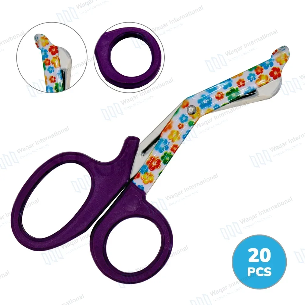 20 EMT Utility Scissors 7.25″ Paper Coated Blades Purple