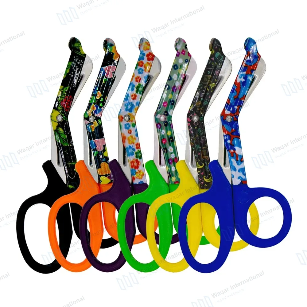 Set of 6 EMT Utility Scissors 7.25″ Paper Coated Blades