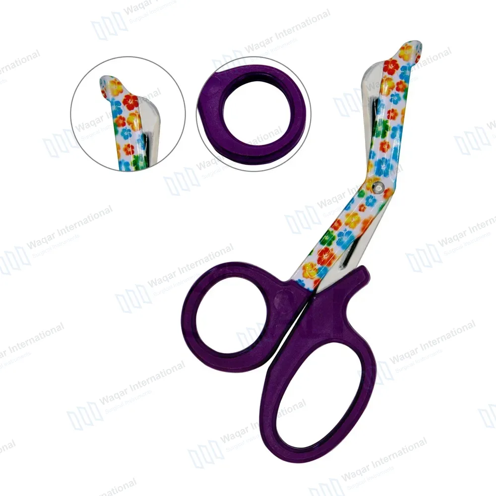 EMT Utility Scissors 7.25″ Paper Coated Blades Purple