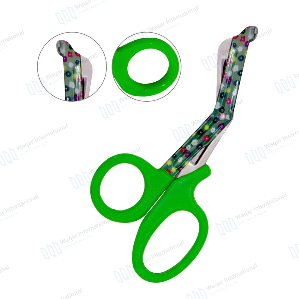 EMT Utility Scissors 7.25″ Paper Coated Blades Green