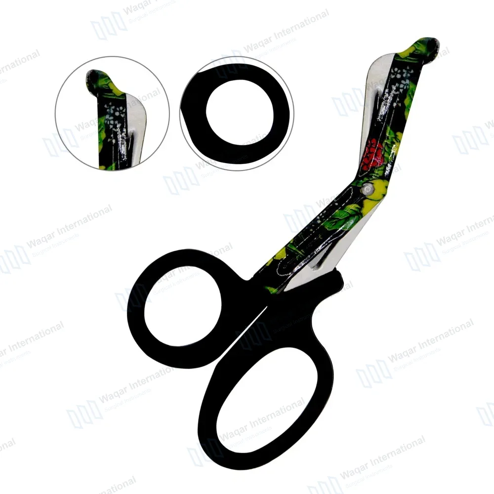 EMT Utility Scissors 7.25″ Paper Coated Blades Black