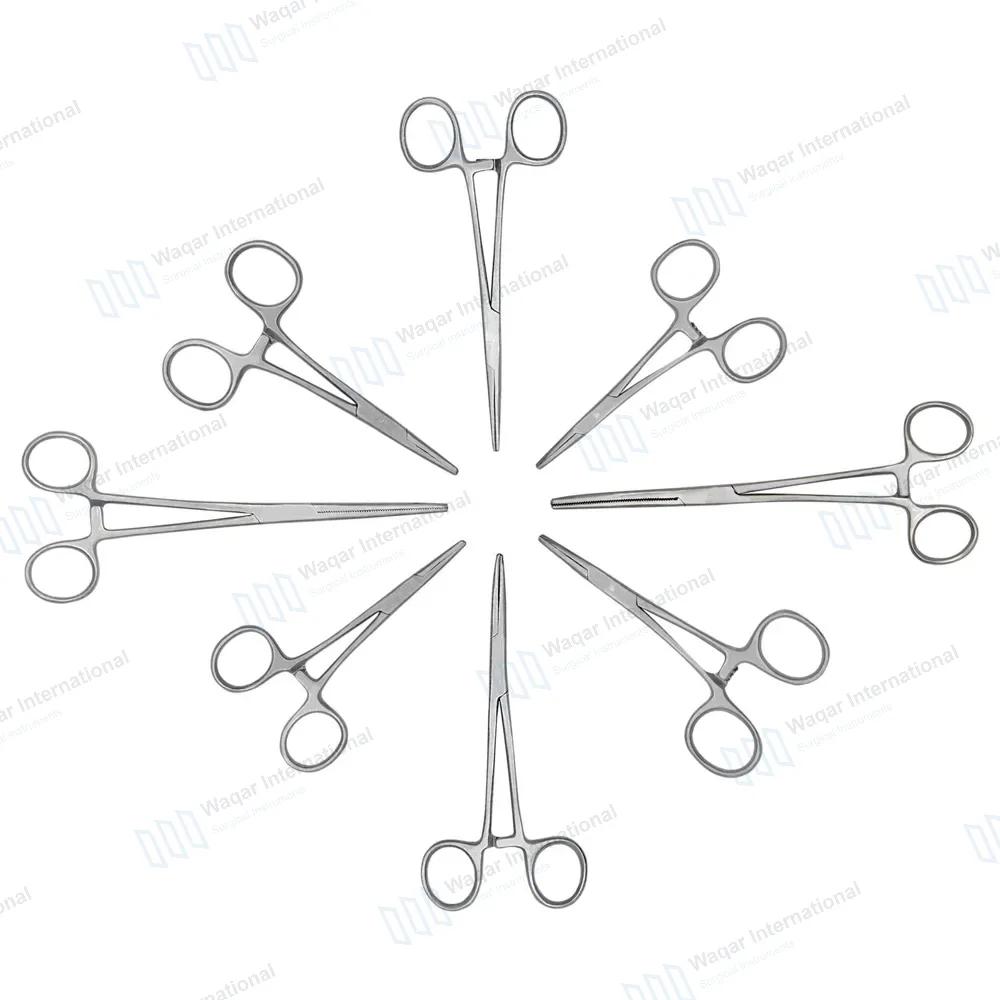 Ultimate Hemostat Set 8 Pcs Curved & Straight 3.5″, 5″, 5.5″ & 7.25″