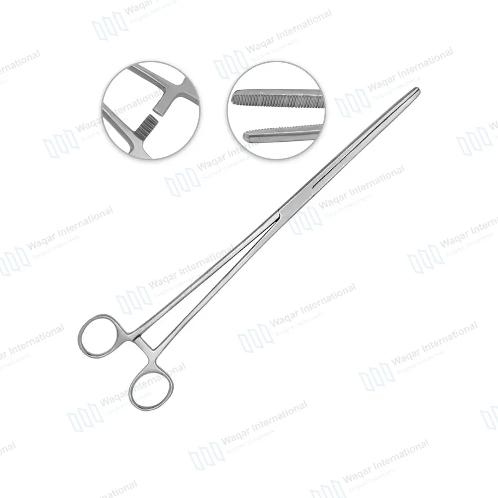 Pean Hemostat 16″ Straight Fishing Forceps Locking Clamps