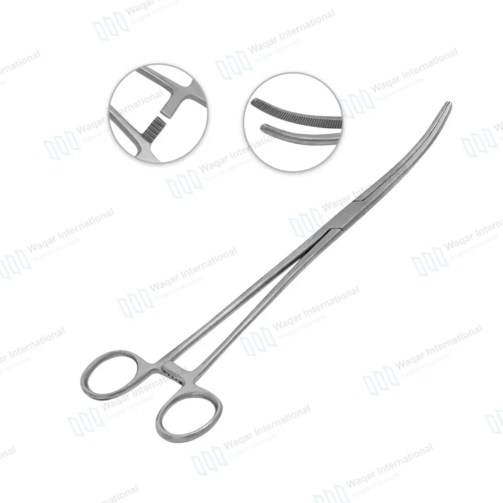 Pean Hemostat 12″ Curved Fishing Forceps Locking Clamps