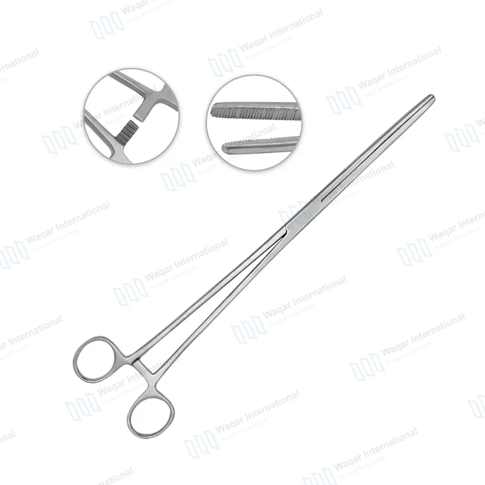 Pean Hemostat 12″ Straight Fishing Forceps Locking Clamps