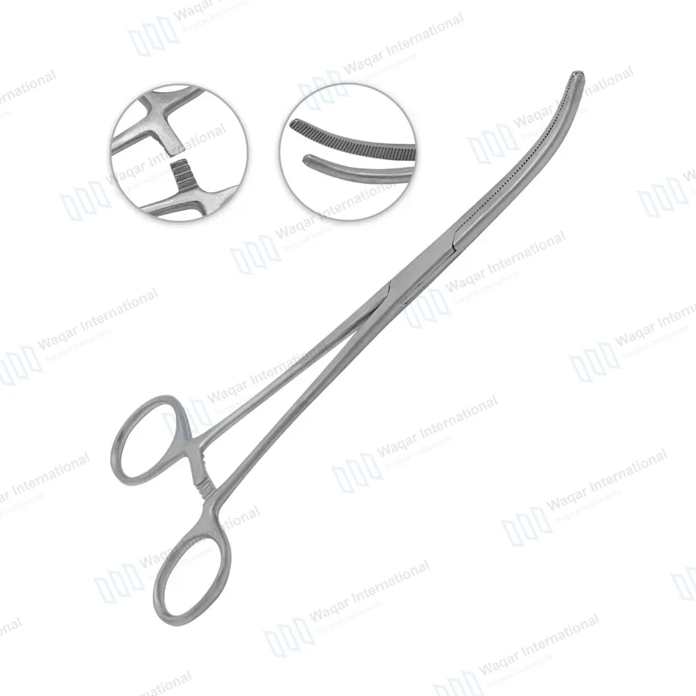 Fishing Hemostat Forceps 8″ Curved Pean Locking Clamps