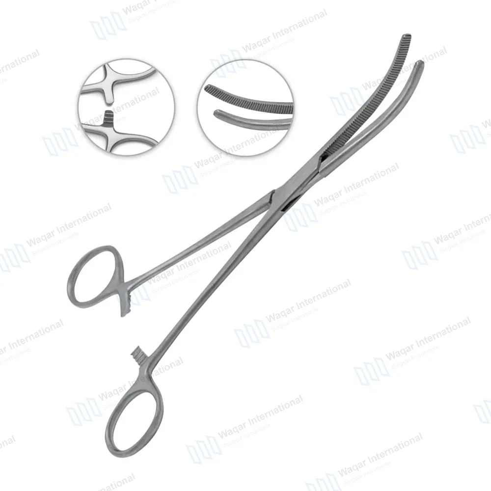 Fishing Hemostat 7.25″ Curved Pean Forceps Locking Clamps