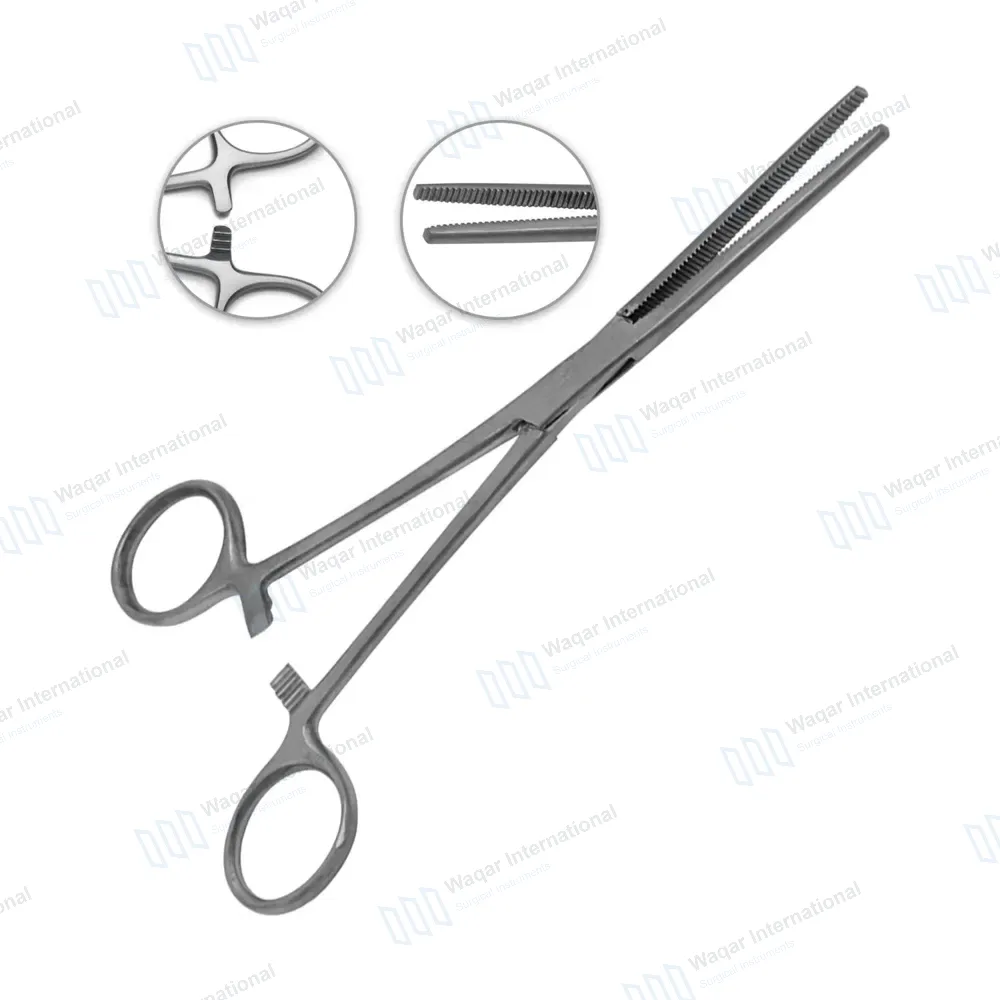 Fishing Hemostat 7.25″ Straight Pean Forceps Locking Clamps