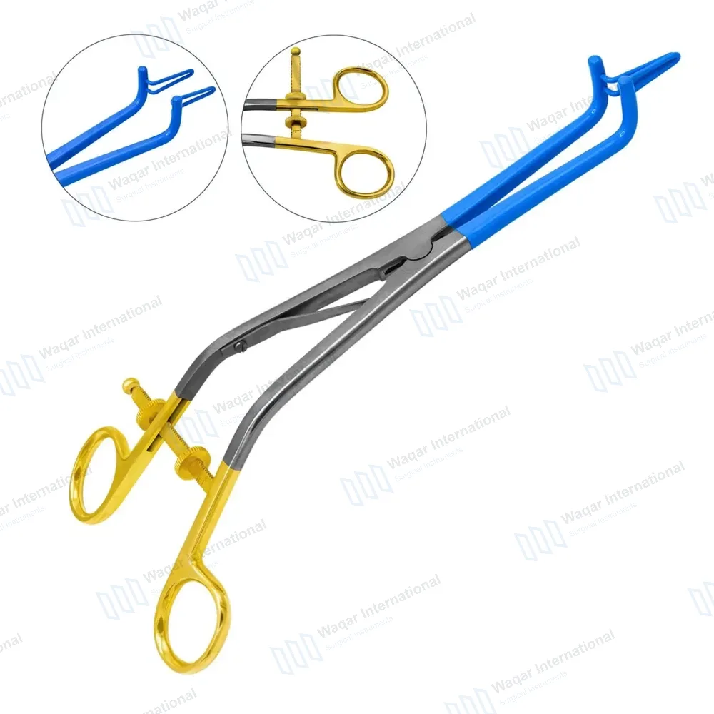 Kogan Non-Conductive Endocervical Speculum 9.5″ Blue Coated