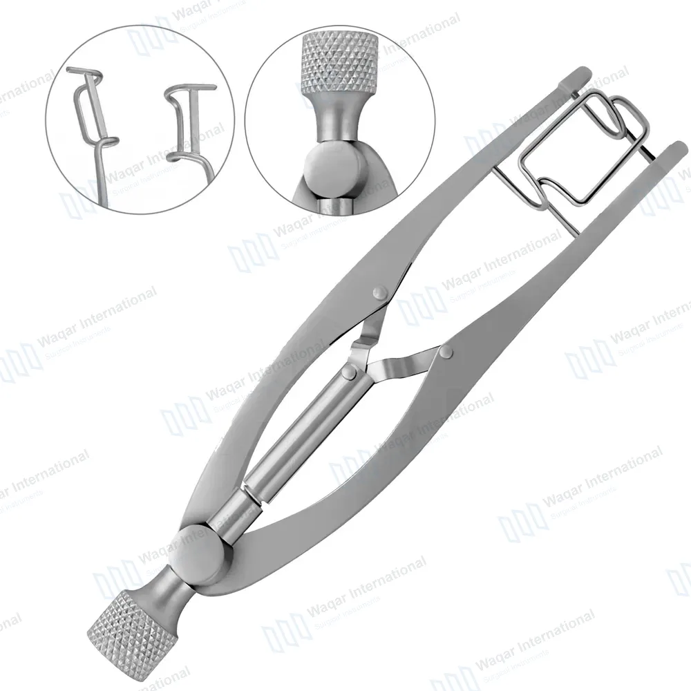 Castroviejo Eye Speculum 4″ Large 18x5mm Fenestrated
