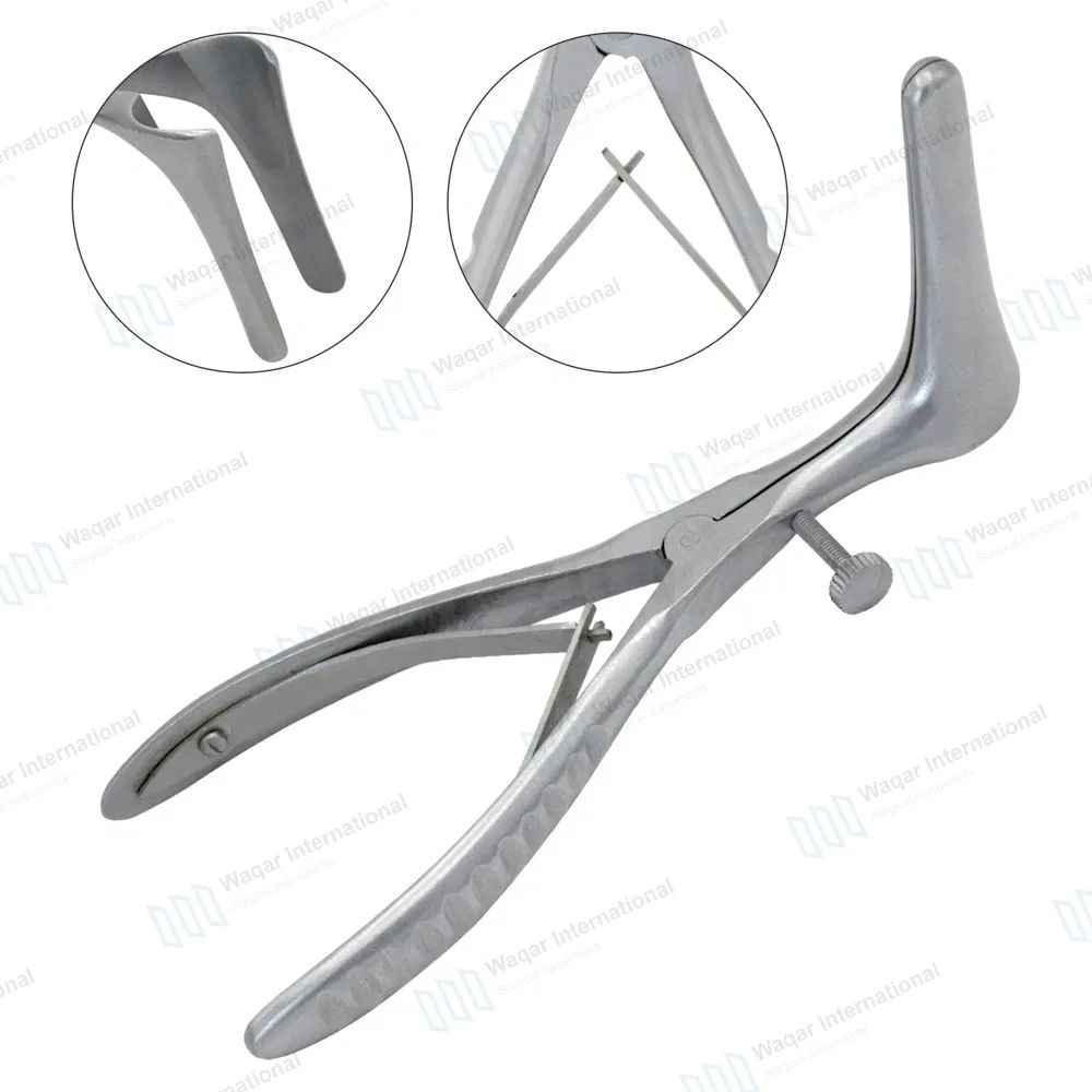 Cottle Septum Nasal Speculum Large 6″ Blade 75mm with Set Screw