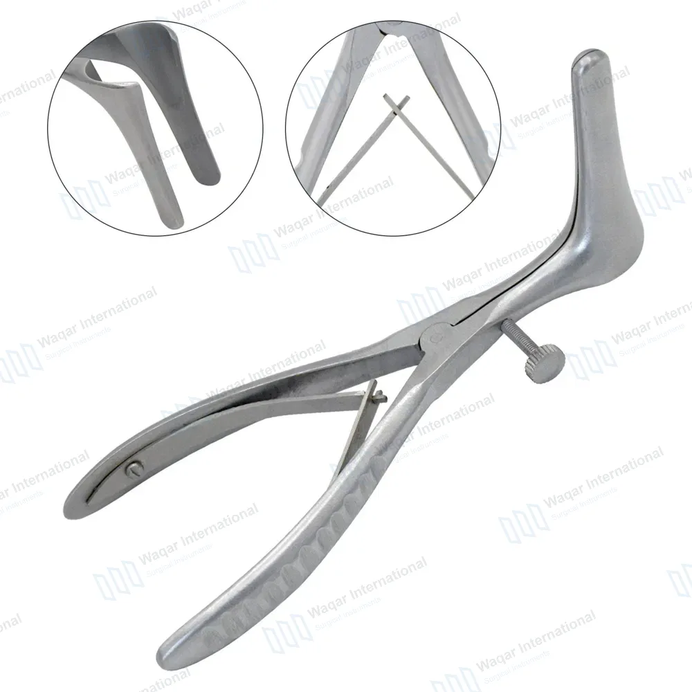 Cottle Septum Nasal Speculum 6″ Blade 50mm with Set Screw