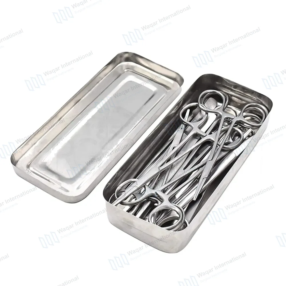 13 Pcs Basic Minor Surgery Kit with Stainless Steel Box