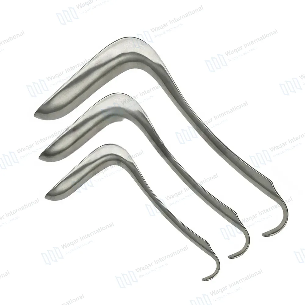 Set of 3 Sims Vaginal Speculum Single Ended Small, Medium, Large