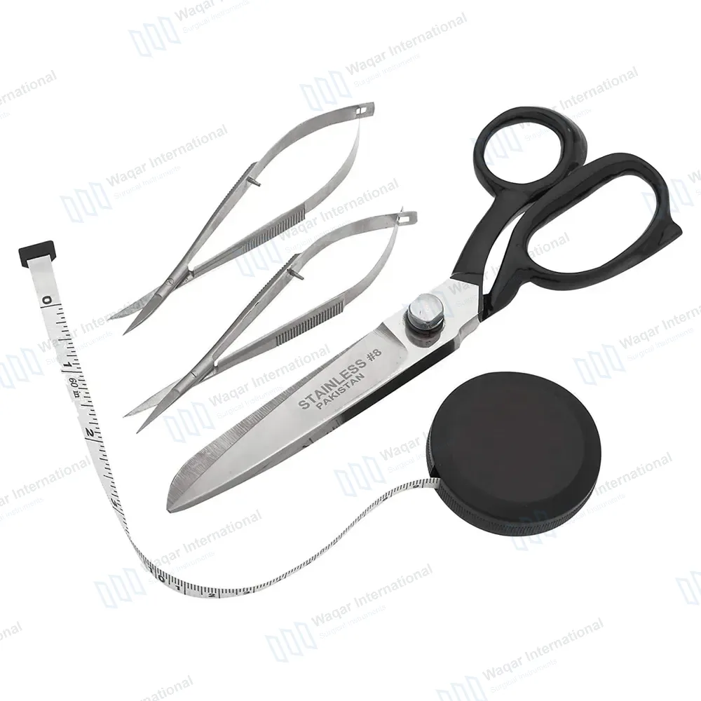 4 Pcs Tailor Scissors Kit for Sewing Dressmaking Upholstery Fabric Cutting