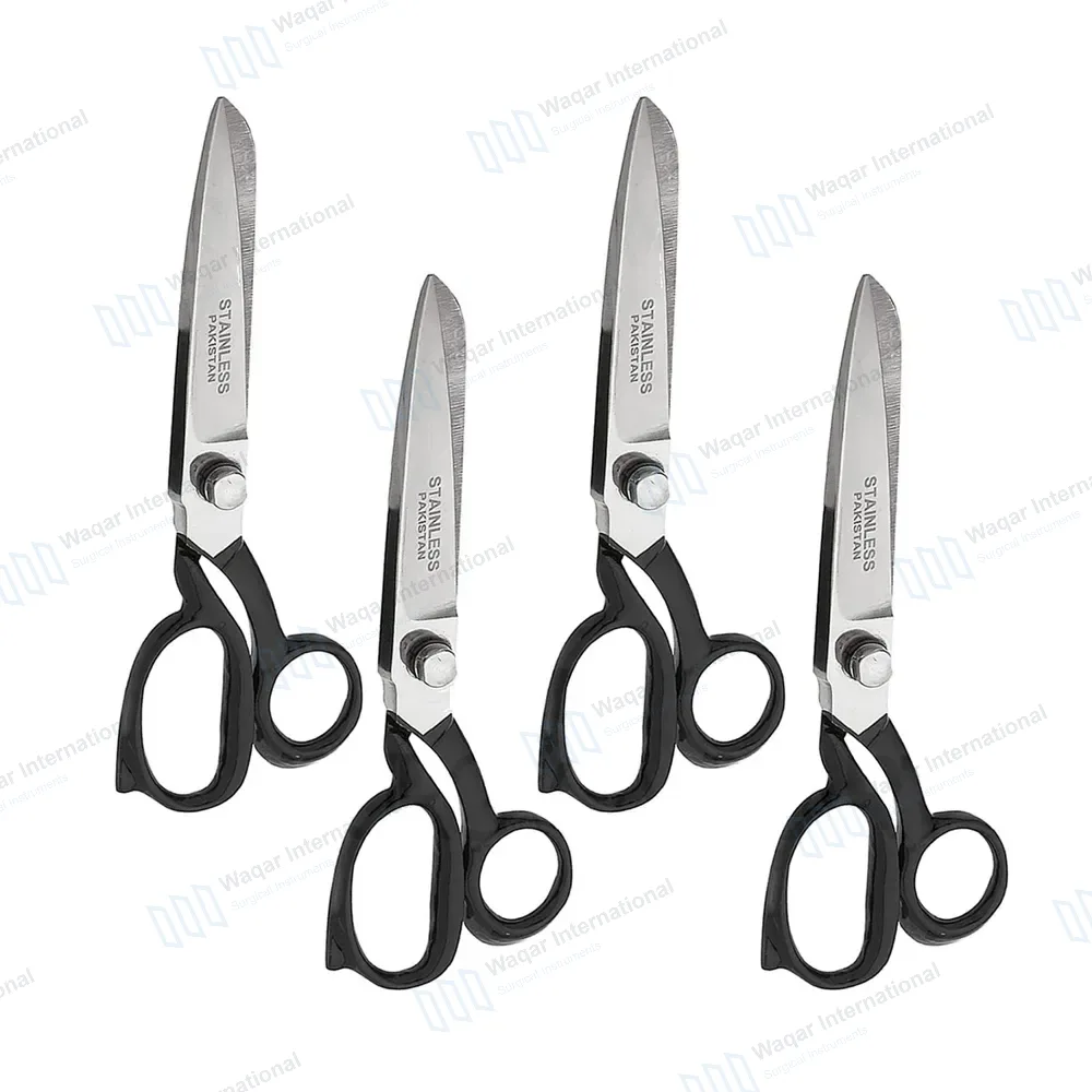 Set of 4 Heavy Duty Tailor Scissors 8″ 9″ 10 & 12″