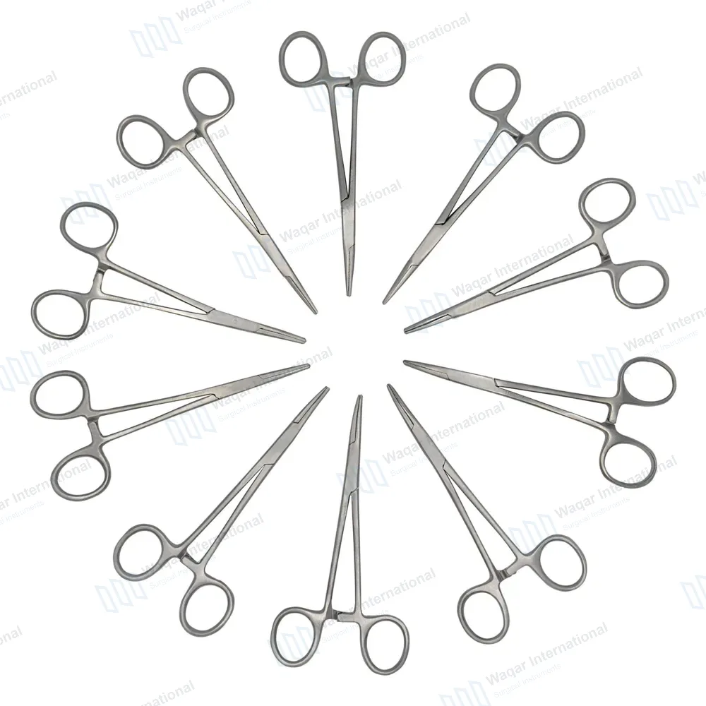 10 Kelly Hemostat Forceps 5.5″ Set Curved