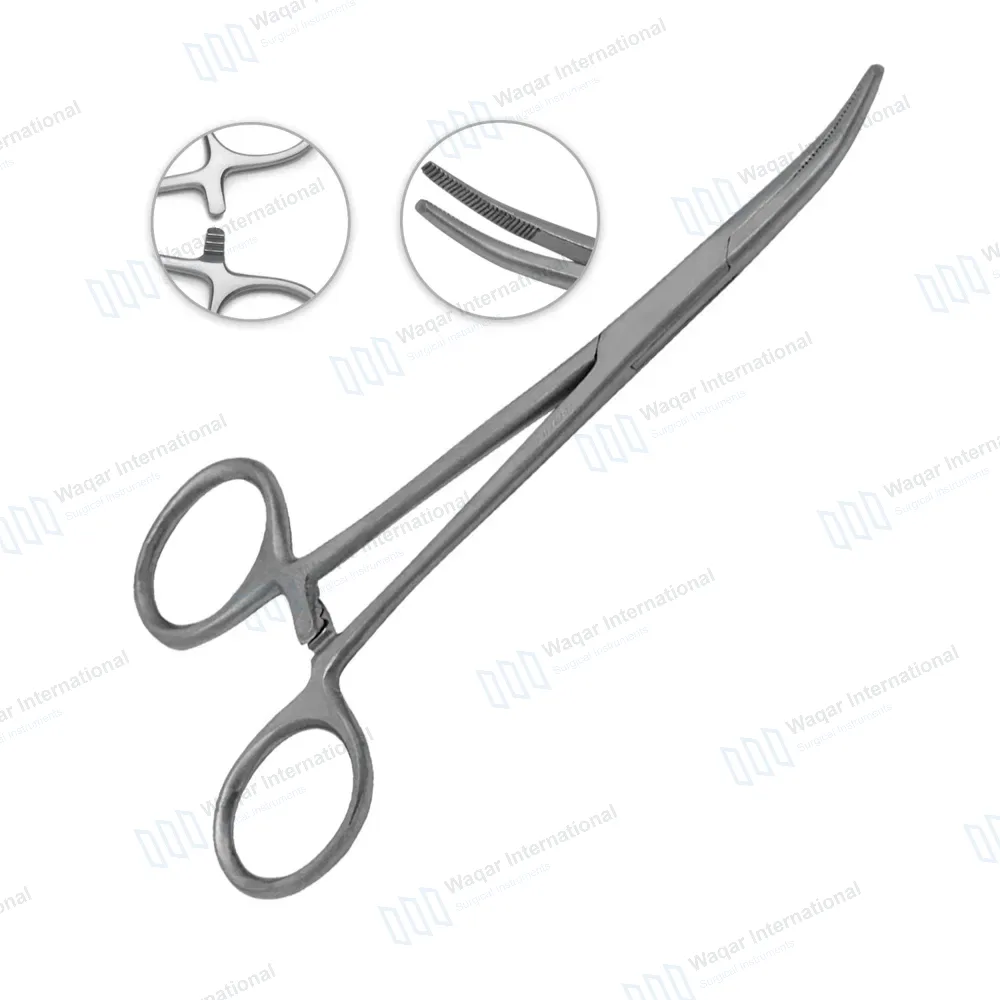 Kelly Hemostat Forceps 5.5″ Curved Fishing Plier