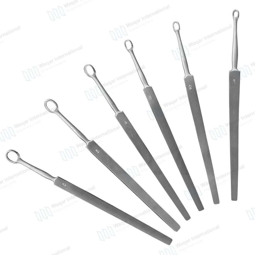 Fox Dermal Curettes Dermatology 6 Pcs Set 1mm-6mm