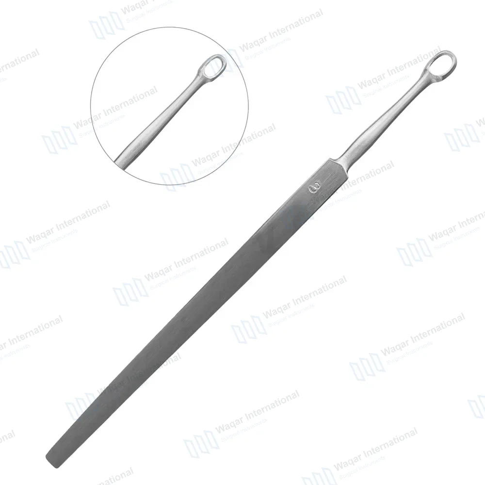 Fox Dermal Curette 3mm Round Tip – 5.5″ (14cm) Straight