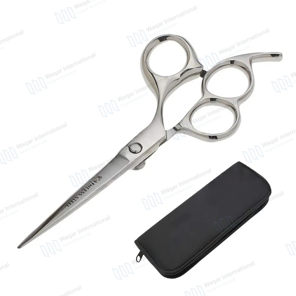 Ninja Supreme 3 Ring Razor Edge Barber Scissor 6″ with Case