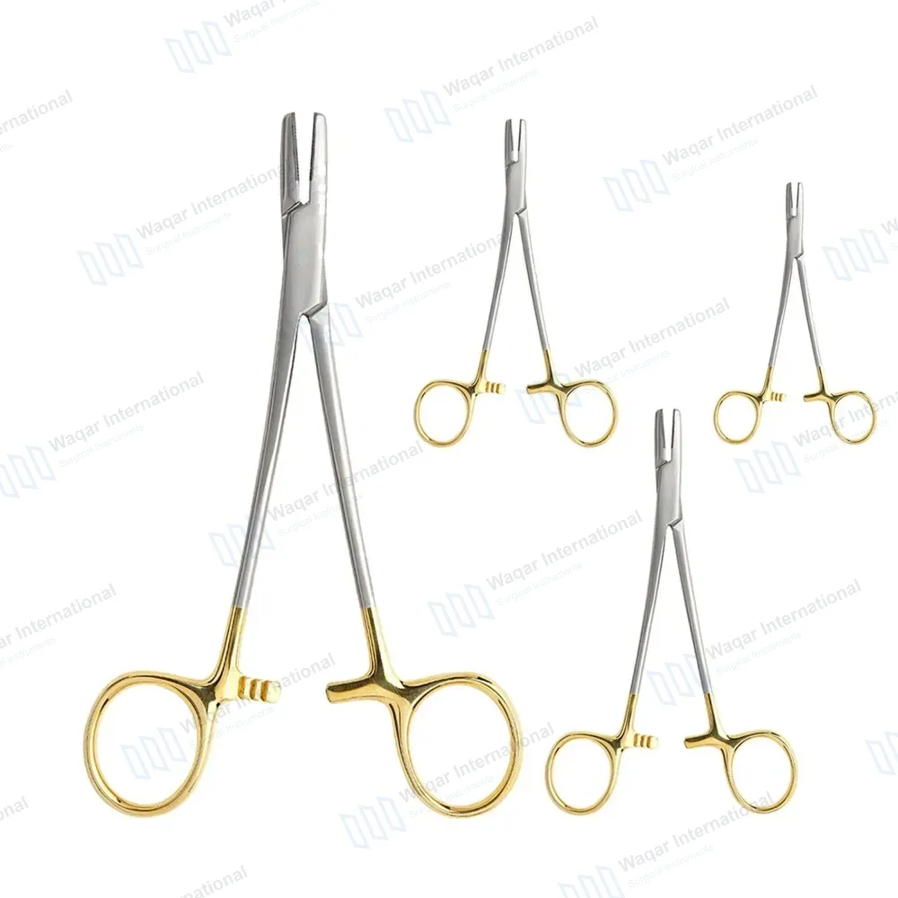4 TC Mayo Hegar Needle Holder Driver 5.5″, 6″, 7″, 8″ Set