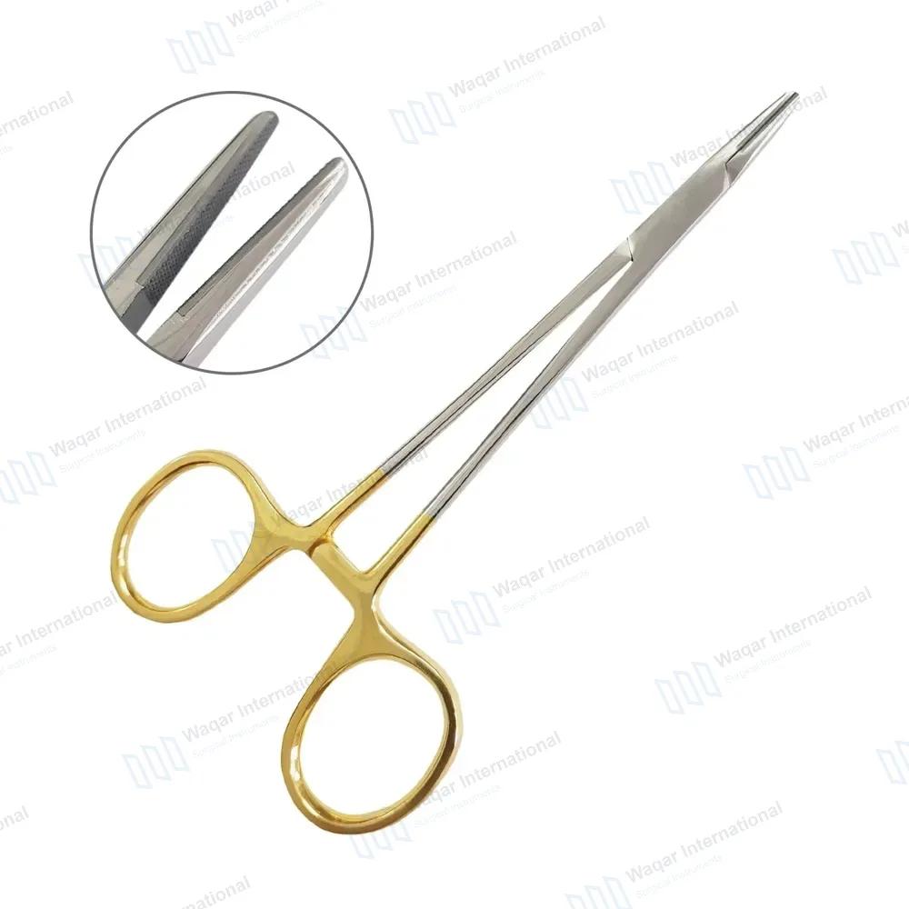 TC Mayo Hegar Needle Holder Driver 8″ Cross Serrated