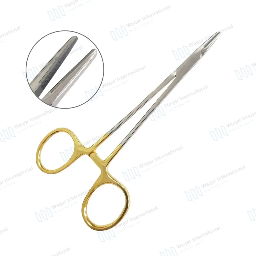 TC Mayo Hegar Needle Holder Driver 7″ Cross Serrated
