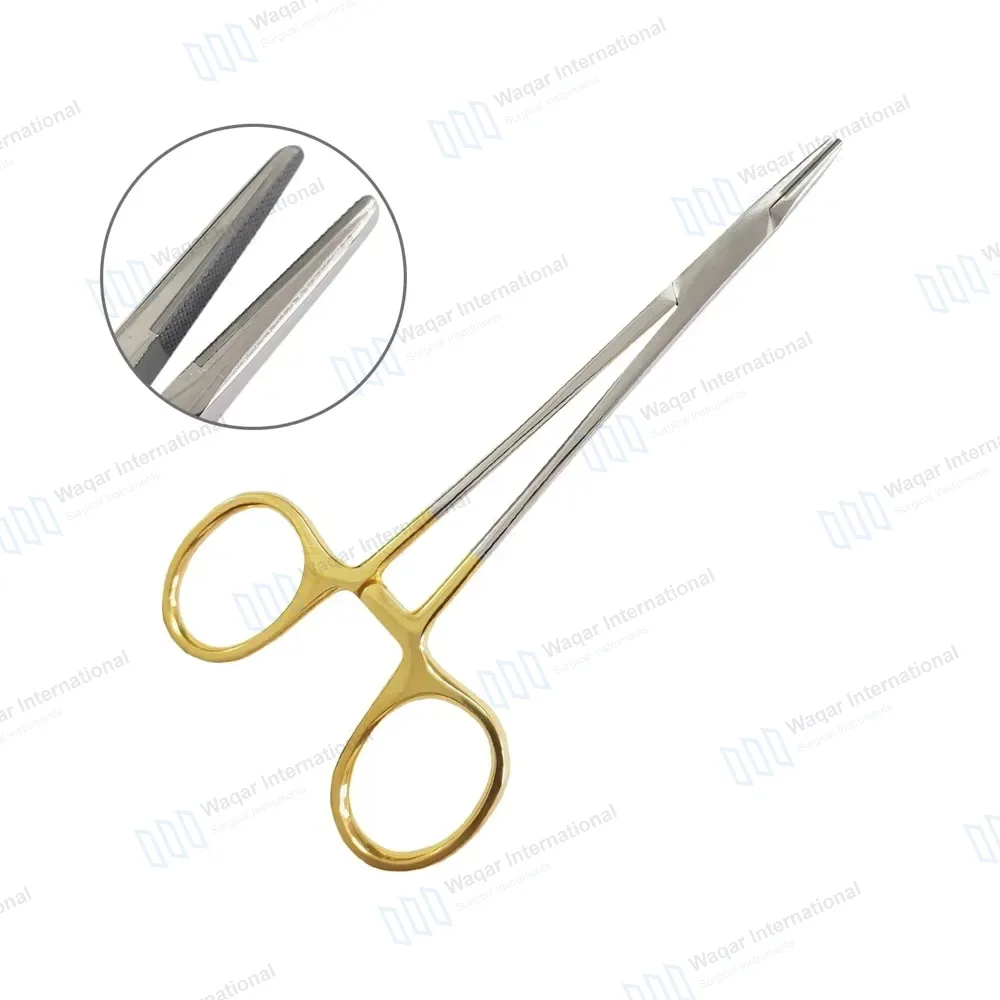 TC Mayo Hegar Needle Holder Driver 6″ Cross Serrated
