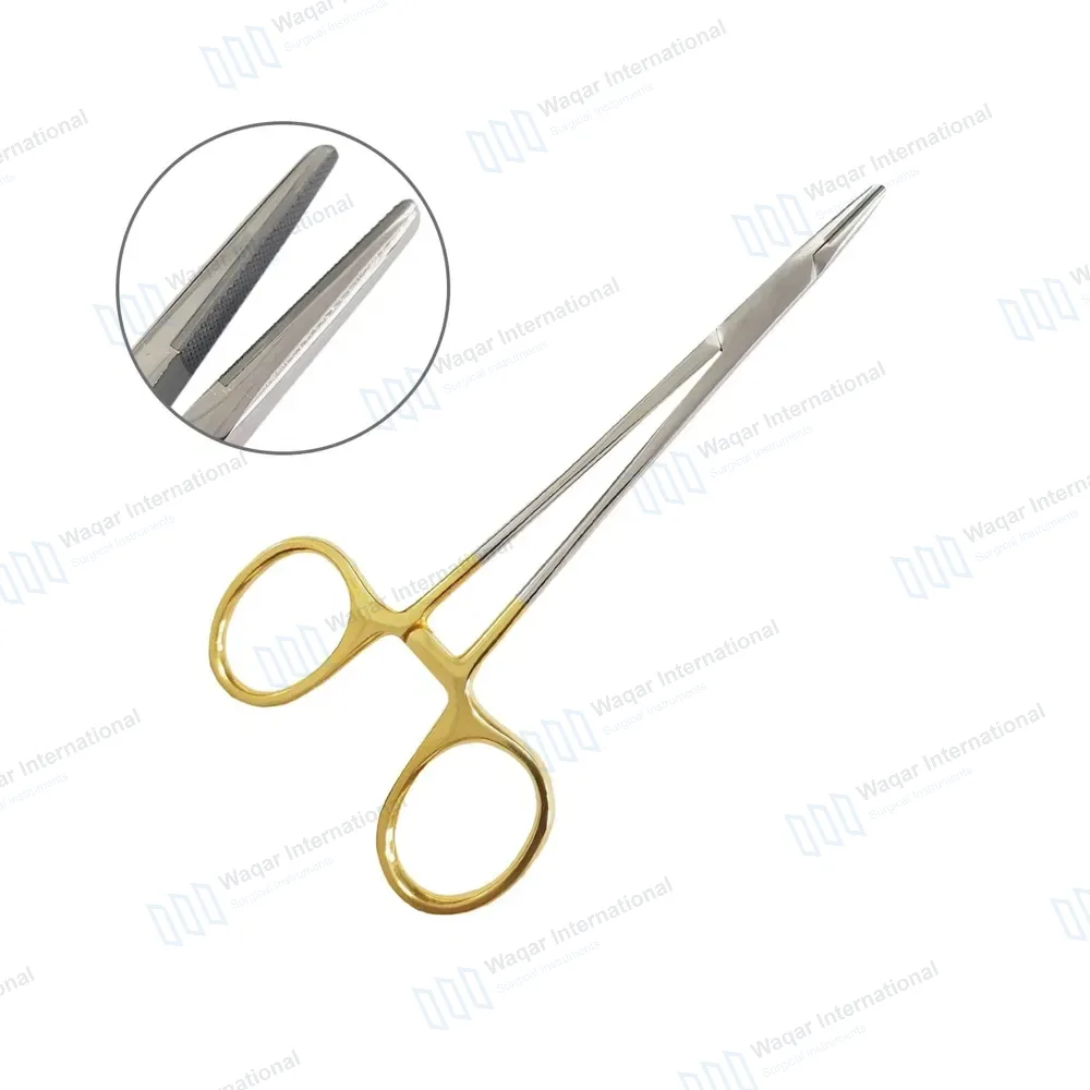 TC Mayo Hegar Needle Holder Driver 5.5″ Cross Serrated