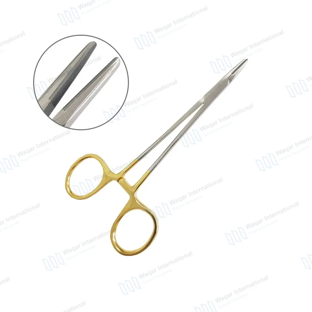 TC Mayo Hegar Needle Holder Driver 5″ Cross Serrated