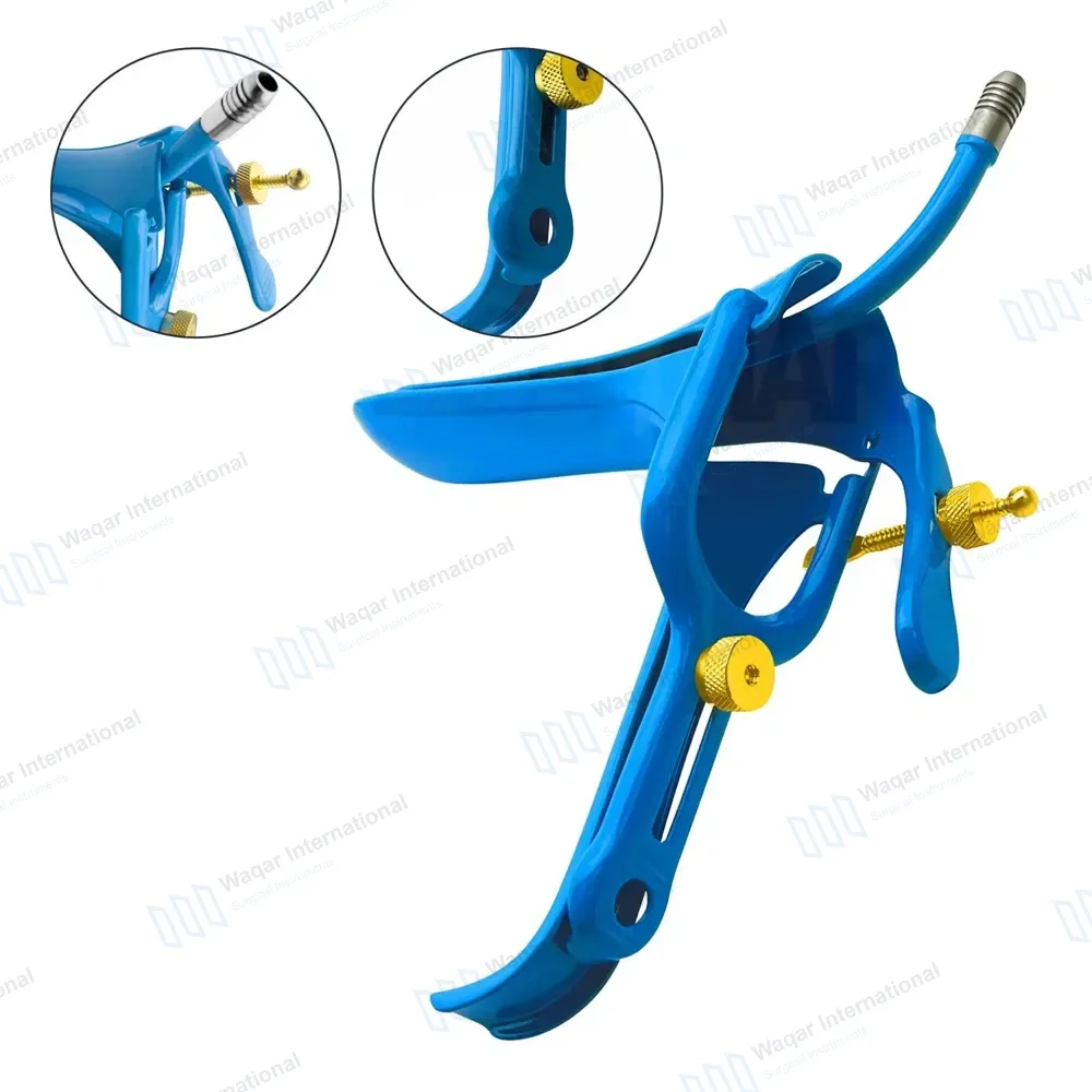 Graves LLETZ LEEP Blue Coated Vaginal Speculum X-Large