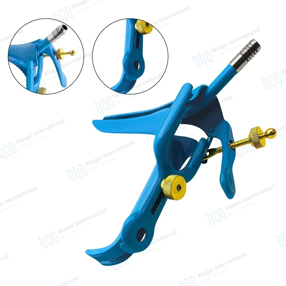 Blue Coated LLETZ LEEP Pederson Vaginal Speculum Medium