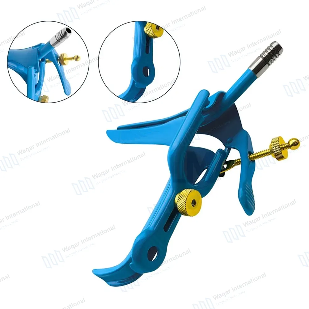 Blue Coated LLETZ LEEP Pederson Vaginal Speculum Small