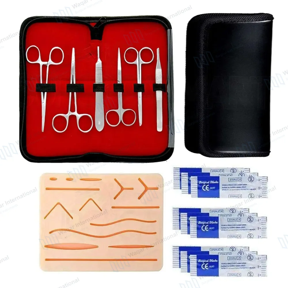 15 Pcs Suture Practice Kit with FREE Pad for Suture Training