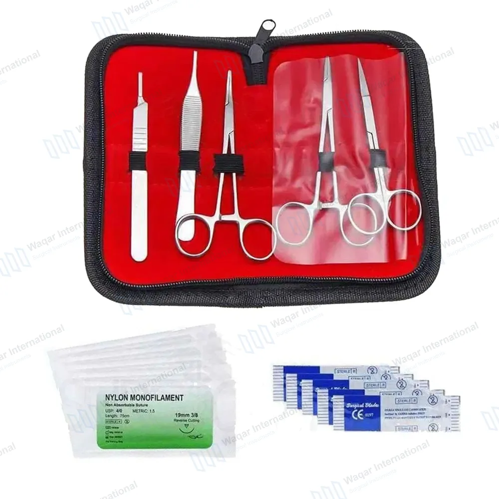15 Pcs Practice Suture Training Kit for Medical Veterinary