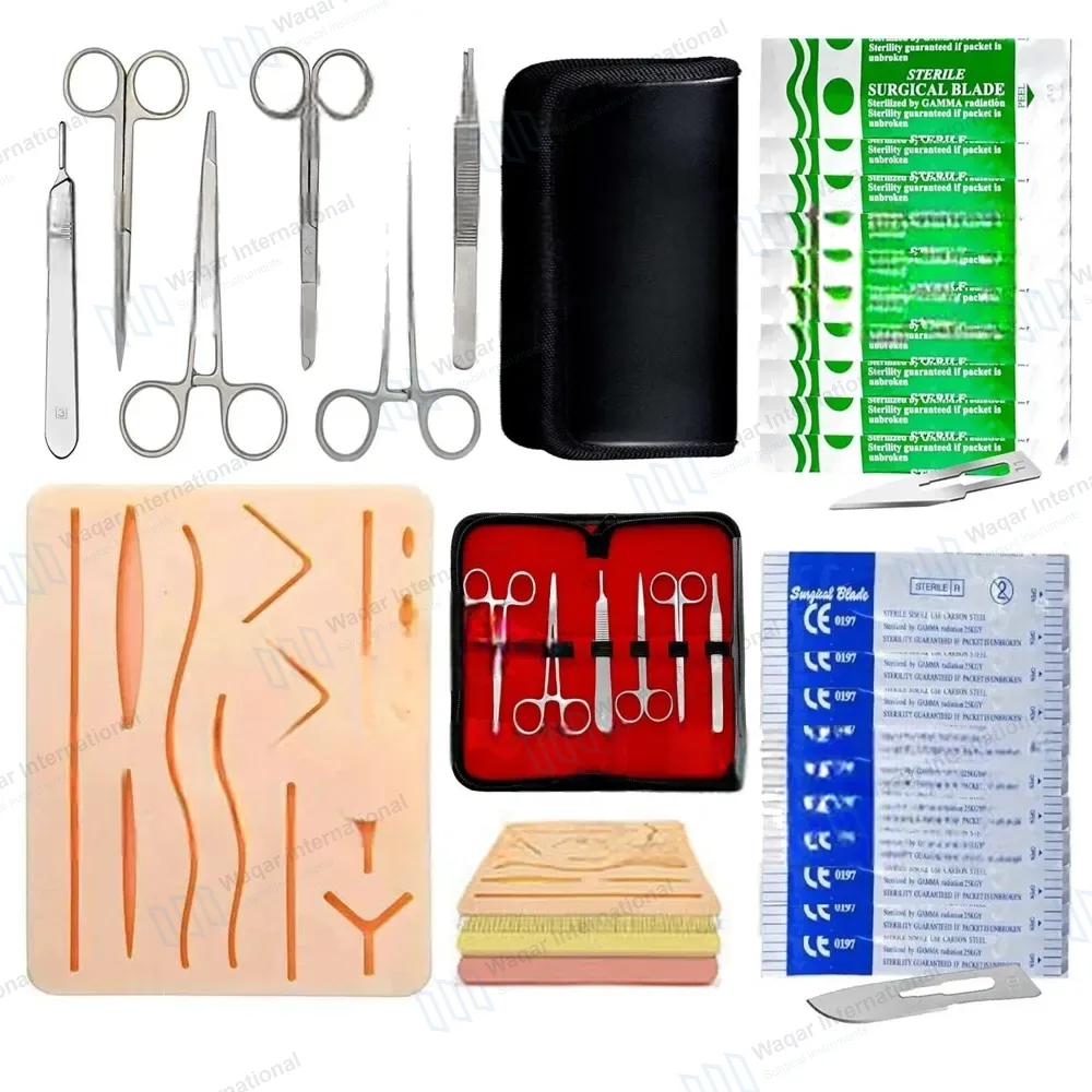 27 Pcs Suture Practice Kit with Pad for Medical Veterinary Students
